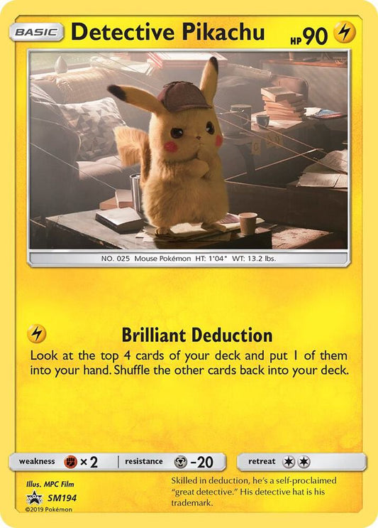 Detective Pikachu - SM194 - SM Promos (SMP) - Matrix Collects