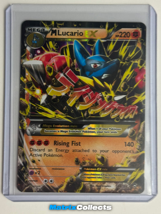 M Lucario EX - XY - Furious Fists - NM