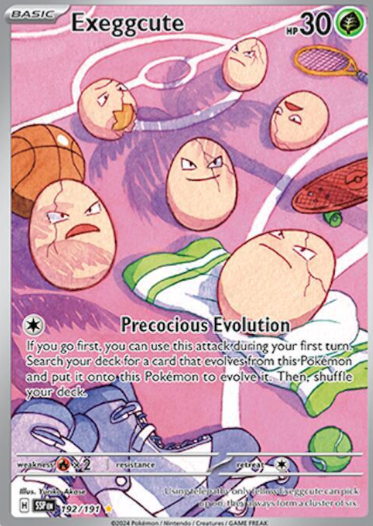 Exeggcute Charcter Rare